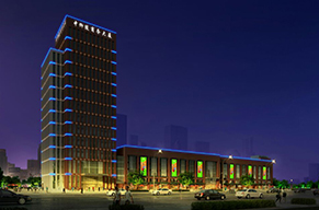 中仰陵商務(wù)大廈樓體亮化