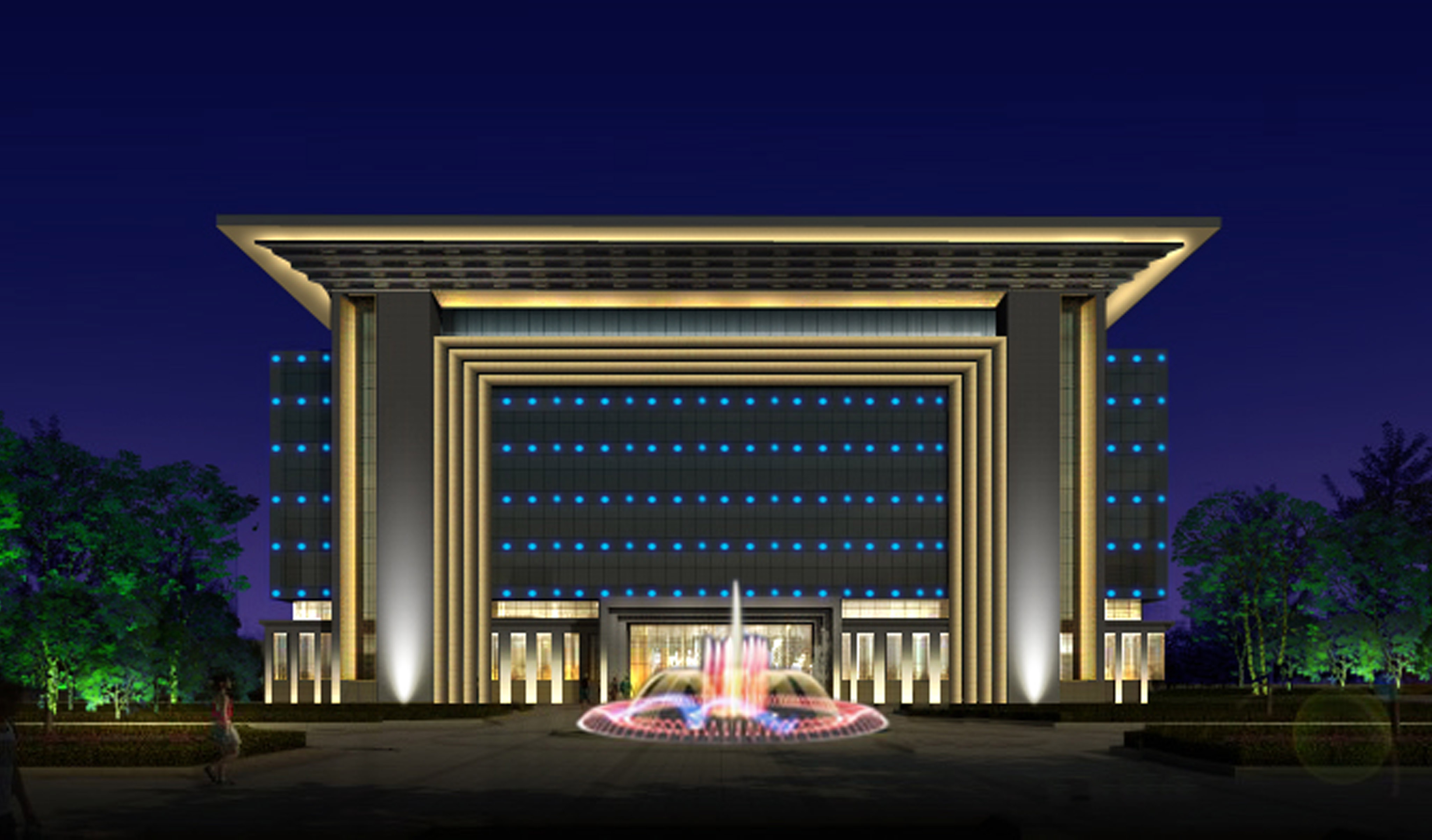 石家莊循環(huán)化工園區(qū)亮化2